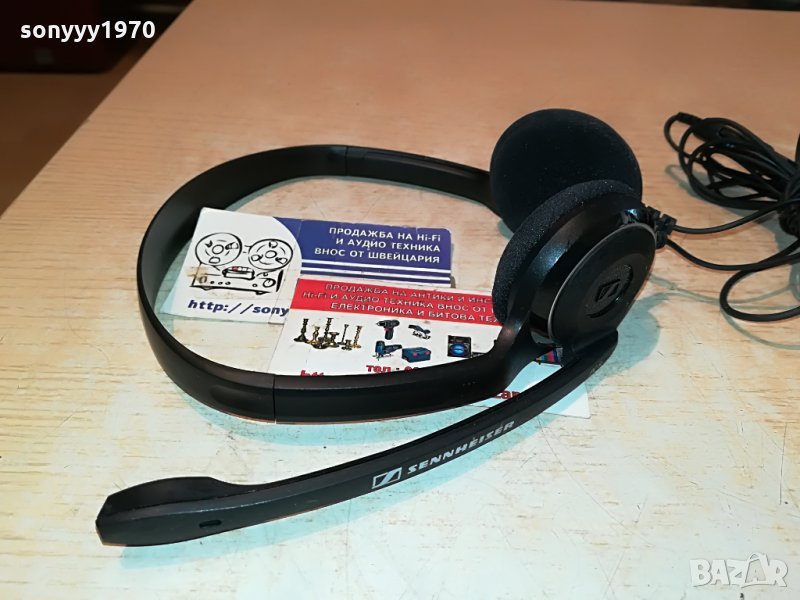 sennheiser usb headphones/microphone-внос france 1208212144, снимка 1