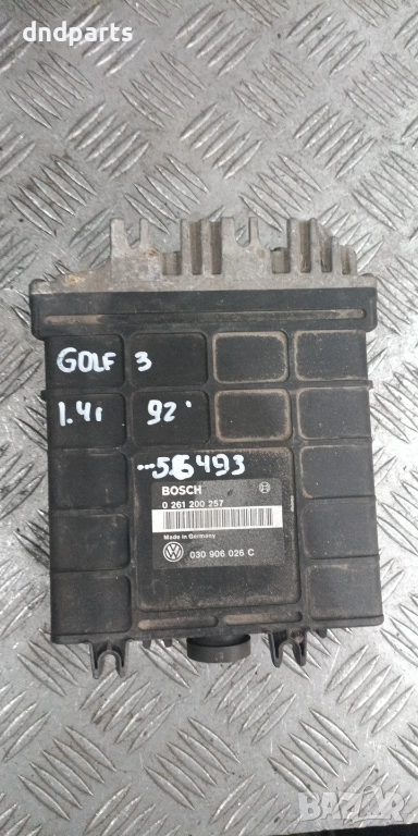 Компютър VW Golf 3 1.4i 1992г. 0261200257 030906026C , снимка 1