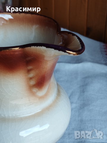 Mayfayre Staffordshire England Pottery❤️  Плодова и много симпатична кана , снимка 5 - Други - 44698275