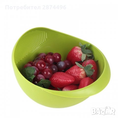 18182 Пластмасов гевгир за ориз, снимка 3 - Други - 35738234