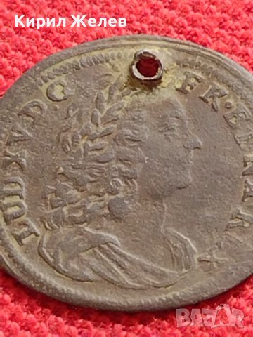 РЯДКА МОНЕТА Луй петнадесети Франция жетон УНИКАТ ЗА КОЛЕКЦИОНЕРИ 28692, снимка 2 - Нумизматика и бонистика - 40164563