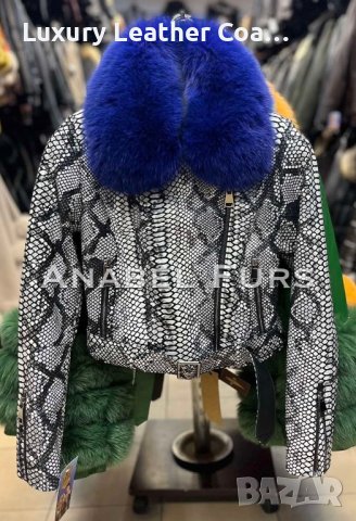 Дамски якета от естествена кожа и естествен косъм, снимка 7 - Якета - 39813774