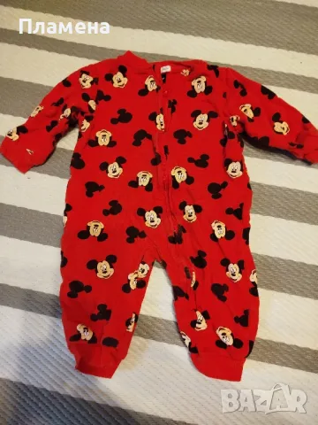  Лот от яке Мини Маус и ромпър 80р, снимка 4 - Комплекти за бебе - 49138793