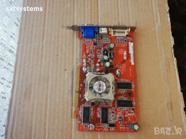 Видео карта ATi Radeon Asus A9550 GE 256MB DDR 128bit AGP, снимка 6 - Видеокарти - 48326495