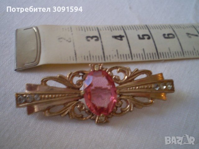 брошка игла дубле арт деко Германия, снимка 5 - Антикварни и старинни предмети - 40223919