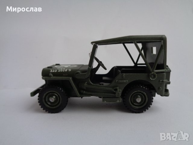 SOLIDO 1/43 JEEP WILLYS ИГРАЧКА КОЛИЧКА ВОЕНЕН МОДЕЛ ДЖИП