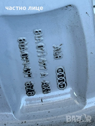 4 броя алуминиеви джанти за Ауди 5/112, снимка 4 - Гуми и джанти - 53576783