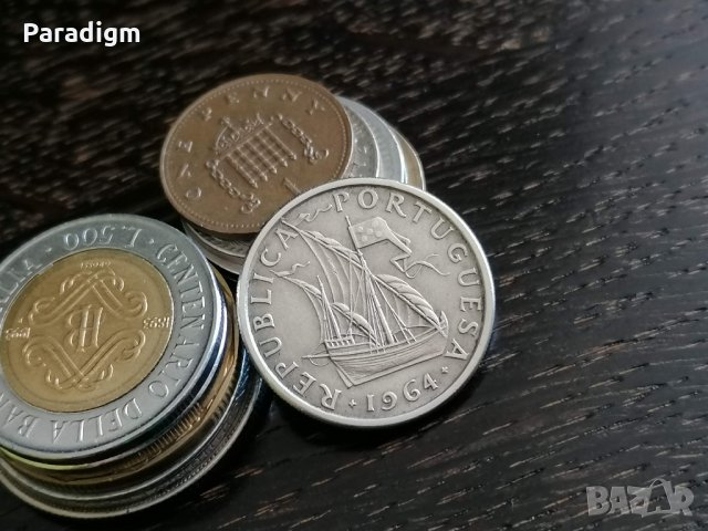 Монета - Португалия - 5 ескудо | 1964г., снимка 2 - Нумизматика и бонистика - 33822220