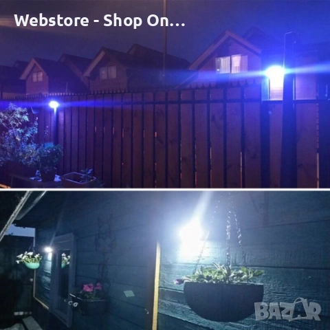 Градинска соларна лампа с 2,5-метров кабел H LED16, снимка 4 - Соларни лампи - 53582618