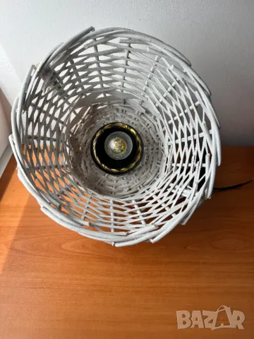 Красив абажур - винтидж, снимка 5 - Полилеи - 50392477