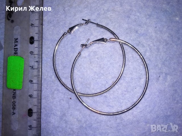 СТИЛНИ КЛАСИЧЕСКИ СРЕБРИСТИ ВИНТИДЖ АРТ ОБЕЦИ от НЕРЪЖДАЕМА БЛАГОРОДНА СТОМАНА 37424, снимка 5 - Обеци - 41389441