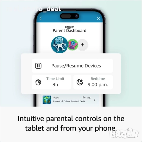 Детски таблет Amazon Fire HD 10 Kids Pro + писалка - чисто нов, гаранция 2г., снимка 4 - Таблети - 52550126