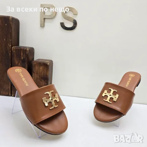 Tory Burch Дамски Ниски Удобни Ежедневни Чехли - Различни Цветове Код SEM-429, снимка 4 - Чехли - 55869155