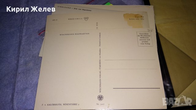 ЛОТ 4 СТАРИ РЕДКИ ПОЩЕНСКИ КАРТИЧКИ СССР и ГЕРМАНИЯ АВТОГРАФ от КАПИТАНА на КОРАБА ВИЛИС ЛАЦИС 32461, снимка 12 - Филателия - 38620246