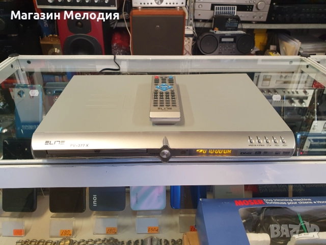 ДВД Elite PV-377X с оригинално дистанционно. Чете всички дискове, включително и mp3. В отлично техни, снимка 2 - Плейъри, домашно кино, прожектори - 44933433