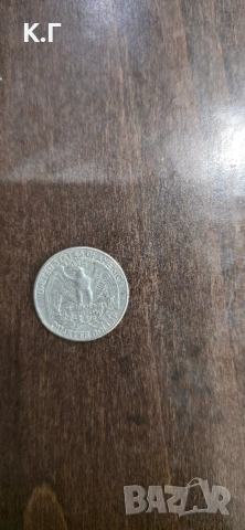 Четвърт долар (Washington Quarter) от 1980 г., снимка 2 - Нумизматика и бонистика - 52978438