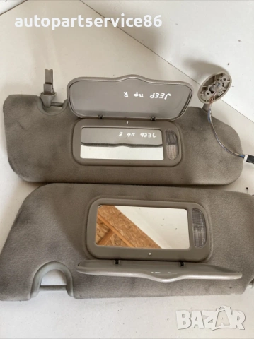 Сенници Ляви и десни слънцезащитни сенници за Jeep Cherokee (2005), снимка 3 - Части - 53494768