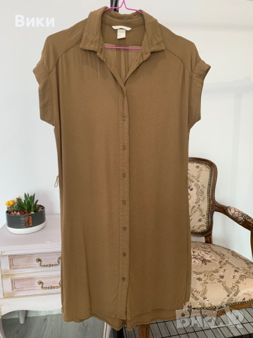 Рокля на H&M в размер 34, подходяща за XS-S, снимка 5 - Рокли - 44670682