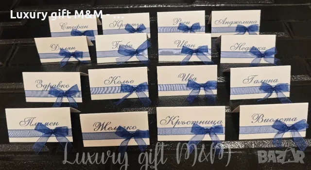 Табелки за имена, снимка 5 - Подаръци за сватба - 36080574