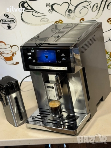 Кафемашина кафе автомат delonghi Primadonna Exclusive с гаранция, снимка 8 - Кафемашини - 52942432