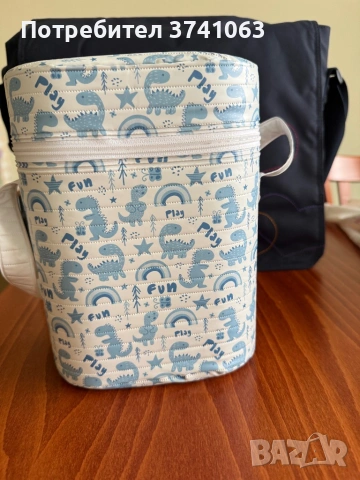 Бебешка чанта Hipp с повивалник и термо чанта, снимка 4 - Други - 53437529