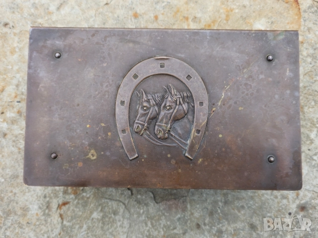 Бронзова Кутия на Коне , снимка 5 - Декорация за дома - 52353345