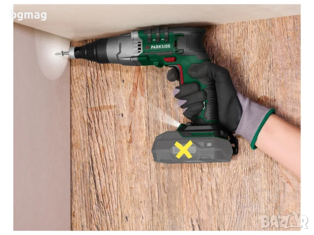 PARKSIDE 20V акумулаторен винтоверт за гипсокартон,PTBSA 20-Li B2, снимка 6 - Винтоверти - 50451384