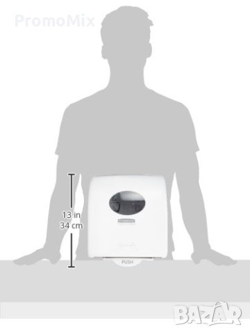 Дозатор за кърпи за ръце на ролка Kimberly Clark Aquarius Slimroll 7955 Диспенсър за хартиени кърпи , снимка 8 - Други стоки за дома - 41678240