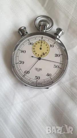 МНОГО РЯДЪК ХРОНОМЕТЪР HEUER & CO - RATTRAPANTE CAL 57, снимка 5 - Антикварни и старинни предмети - 47981414