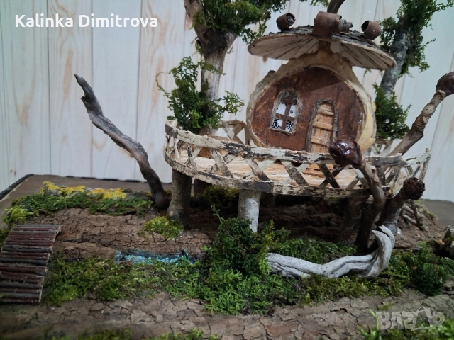 Къща на дърво,изработена с естествени материали., снимка 10 - Други стоки за дома - 52102061