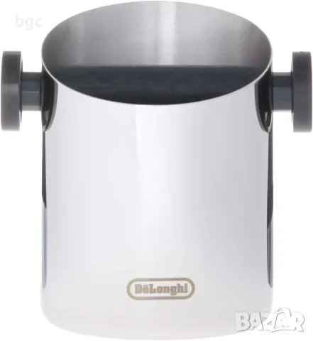 Контейнер за утайка от кафе Knock box De’Longhi DLSC084, 500 гр, Сребрист, снимка 2 - Кафемашини - 56096929