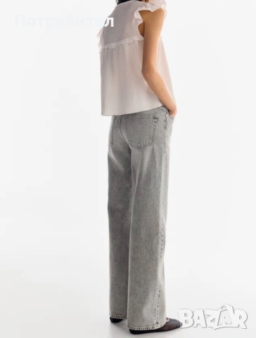 Сиви дънки H&M, снимка 2 - Дънки - 53744210