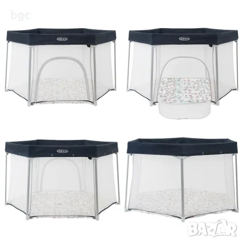 НОВА Бебешка Детска Кошара Graco EverGo Rubix Кошарка Грако  - 24 месеца гаранция, снимка 2 - Кошарки - 50357207