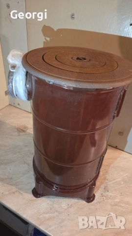 Печка на дърва с кюнци - добро състояние, снимка 3 - Отоплителни печки - 52897894