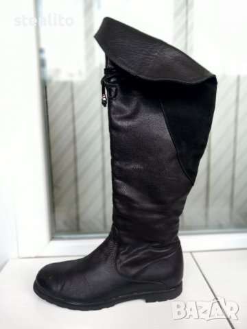Дамски ботуши/чизми естествена кожа номер 38, снимка 3 - Дамски ботуши - 38971860