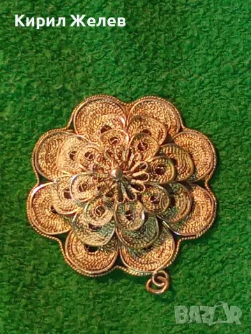 СТАРИНЕН ФИЛИГРАНЕН СРЕБЪРЕН МЕДАЛЬОН ЦВЕТЕ СРЕБРО ВИСОКА ПРОБА с ВЪРТЯЩИ се ФЛОРАЛНИ ЕЛЕМЕНТИ 25292, снимка 16 - Антикварни и старинни предмети - 49886635