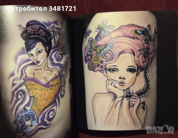 Tattoos Bright Colours, снимка 17 - Енциклопедии, справочници - 52898029
