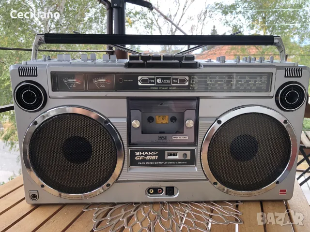 🔥SHARP GF 9191 E-Много свирещ радиокасетофон от серията! , снимка 3 - Радиокасетофони, транзистори - 56164362