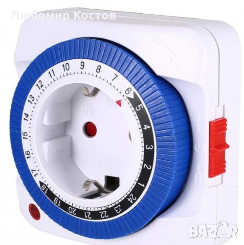 Електрически контакт мощност: 3600W с часовник 24часа., снимка 5 - Други стоки за дома - 35702832