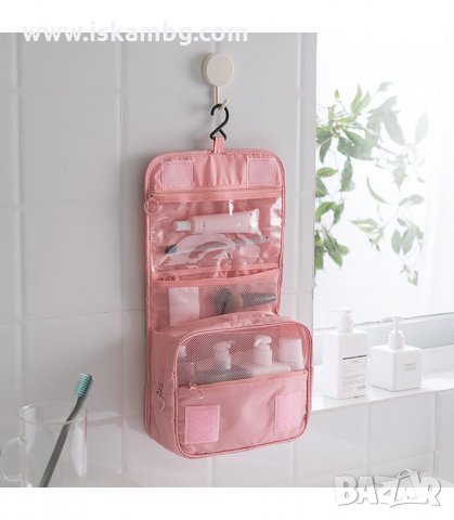 ОРГАНАЙЗЕР ЗА ТОАЛЕТНИ ПРИНАДЛЕЖНОСТИ С КУКА ЗА ЗАКАЧАНЕ - код 2659, снимка 5 - Куфари - 33927740