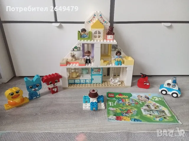 LEGO Duplo комплект "Къща" с над 100 части, включително допълнителни фигурки, снимка 3 - Конструктори - 48648860