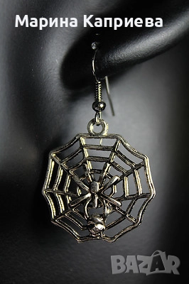 ОБеци "Паяжина" /С-72/, снимка 2 - Обеци - 51551268