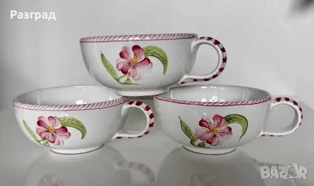 Италиански керамични чаши тип купа, снимка 5 - Прибори за хранене, готвене и сервиране - 49079476