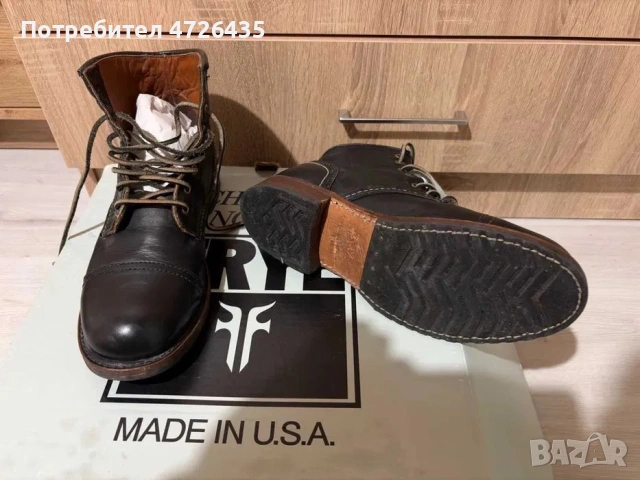 Кожени обувки/боти - Frye, снимка 2 - Ежедневни обувки - 53325081