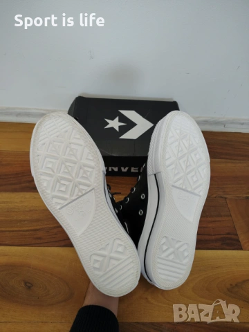 Converse Сникърси Chuck Taylor All Star Leather Platform Hi, 39 1/2 EU, снимка 4 - Кецове - 53120916