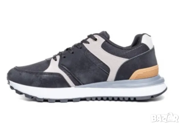 МЪЖКИ МАРАТОНКИ В ЧЕРНО FR214, снимка 2 - Маратонки - 48819430