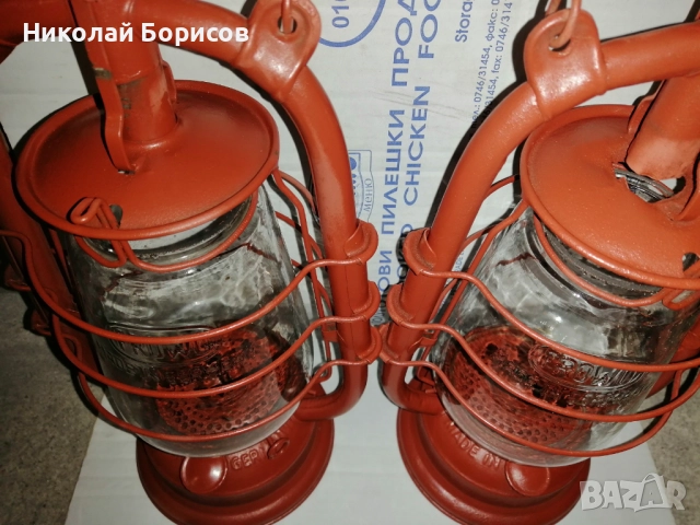 Продавам 2бр стари немски фенери" FEURHAND" , снимка 4 - Антикварни и старинни предмети - 52121564