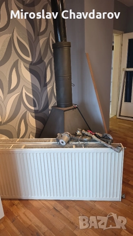 Камина с водна риза , снимка 6 - Отоплителни печки - 52566621