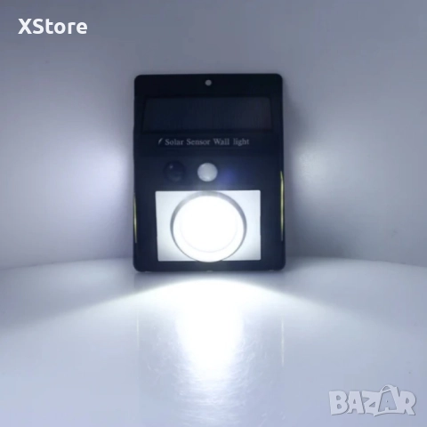 Соларна LED лампа, мощност 6W, светлинен поток 600lm, със сензор за движение, снимка 12 - Лед осветление - 51957001