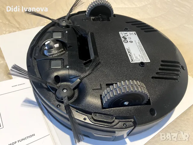 Прахосмукачка робот Silvercrest - ROBOT VACUUM CLEANER WITH MOP FUNCTION, снимка 5 - Прахосмукачки - 48260598